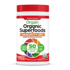 Bột superfoods hữu cơ Orgain 280gr hương táo mật ong