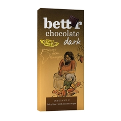 Chocolate thanh đen Bettr 60g dark choc bio