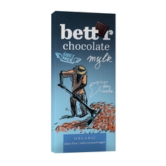 Chocolate thanh sữa Bettr 60g mylk choc bio