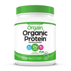 Đạm thực vật hữu cơ không chất làm ngọt Orgain 720g Natural Unsweetened Organic Plant Protein