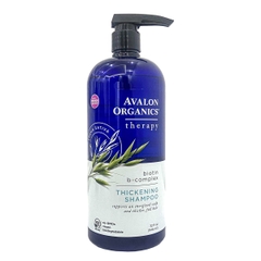 Dầu gội hữu cơ Avalon Organics bổ sung Biotin dành cho tóc mỏng, dễ gãy rụng 946ml