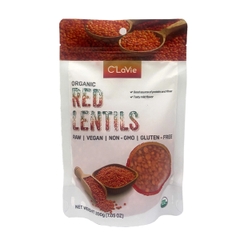 Đậu lăng đỏ hữu cơ C'LaVie 200g Organic Red Lentils