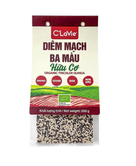Diêm mạch quinoa ba màu hữu cơ C'LaVie 200g (mẫu mới)