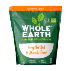 Đường ăn kiêng erythritol và la hán quả Whole Earth 908g Erythritol & Monk Fruit