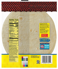 Vỏ Bánh Tortillas OLD EL PASO Flour For Soft Tacos And Fajitas 232g Gói 10 Cái