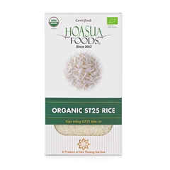 Gạo trắng hữu cơ ST25 Hoa Sữa 1kg