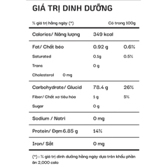 Gạo trắng hữu cơ ST25 Hoa Sữa 1kg