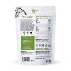 Hắc Kỷ Tử Hoang Dã ORGANIC LIFE 90g (30g X 3 Gói) Organic Wild Black Goji Berry