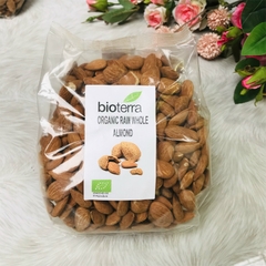 Hạnh nhân hữu cơ Bioterra 500gr Organic Raw Whole Almond