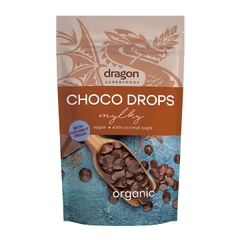 Hạt chocolate trắng/ sữa/ đen hữu cơ Dragon Superfoods 250g - white/ mylky/ dark Choco Drops
