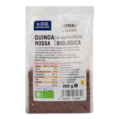 Hạt diêm mạch quinoa đỏ hữu cơ Sottolestelle 250g Organic red quinoa