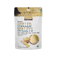 Hạt kê hữu cơ đã tách vỏ C'LaVie 200g Organic Hulled Millets