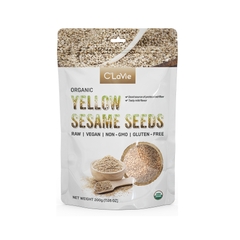 Hạt Mè Vàng Hữu Cơ C'LAVIE 200g Organic Yellow Sesame Seeds