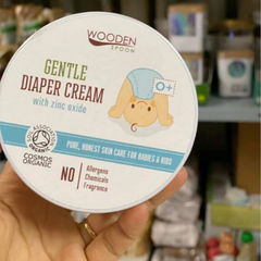 Kem chống hăm em bé hữu cơ Wooden Spoon 100ml Gentle Diaper Cream