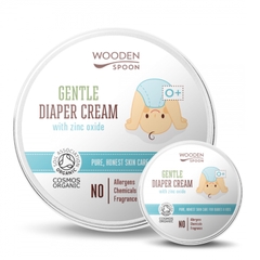 Kem chống hăm em bé hữu cơ Wooden Spoon 100ml Gentle Diaper Cream