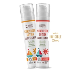 [30SPF/ 50SPF) Kem chống nắng hữu cơ cho cả gia đình Wooden Spoon 100ml