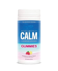 Kẹo Natural Vitality Calm Magnesium Gummies hương Raspberry - Lemon 120 viên