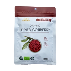 Kỷ tử hữu cơ Biohome 100g Organic goji berry