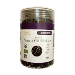 Kỉ tử đen hữu cơ Biohome 100g Organic Dried Black Goji Berry
