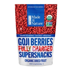 Kỷ tử hữu cơ Made in Nature 567g Goji Berries