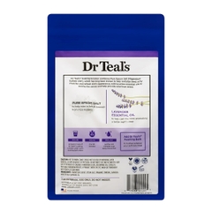 Muối tắm Epsom salt hương lavender Dr Teal's 1.36kg