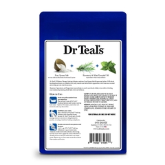Muối tắm Epsom salt Wellness Therapy with Rosemary & Mint Dr Teal's 2.27kg