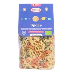 Nui Rau Củ Hữu Cơ Cho Bé hình Space Dalla Costa 200g Organic Baby Pasta Space