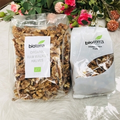 Óc chó hữu cơ Bioterra 500gr Organic Raw Walnut Halves