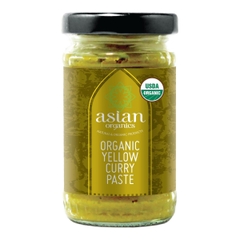 Sốt cà ri vàng hữu cơ Asian Organics 120g Organic yellow curry paste
