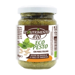 [4 loại] Sốt Pesto hữu cơ Il Nutrimento 130g gai dầu/ cà ri/ thuần chay/ cải xoăn