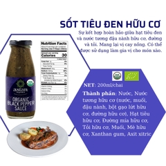 Sốt tiêu đen hữu cơ Asian Organics 200ml