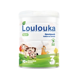 Sữa bò công thức hữu cơ Loulouka 3 (900g)