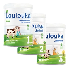 Sữa bò công thức hữu cơ Loulouka 3 (900g)