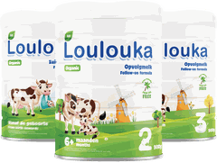 Sữa bò công thức hữu cơ Loulouka 2 (900g)