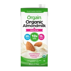 Sữa hạnh nhân protein hữu cơ ngọt nhẹ Orgain 946ml