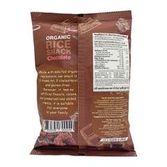 Thực phẩm bổ sung bánh snack gạo hữu cơ Nobi Nobi vị socola 40g