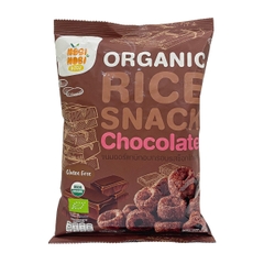 Thực phẩm bổ sung bánh snack gạo hữu cơ Nobi Nobi vị socola 40g