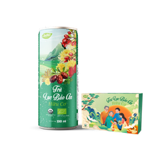 Lốc 6 Lon Trà Lục Bảo An Hữu Cơ ANBIO 330ml Organic Green Tea