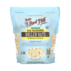 Yến mạch hữu cơ cán vừa Bob's Red Mill 907gr Organic Rolled Oat Regular