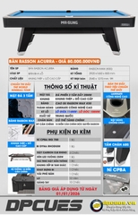 BÀN RASSON ACURRA ĐEN