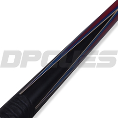 Chuôi Predator 4 Point Sneaky Pete Black / Blue Points Leather Wrap Pool Cue