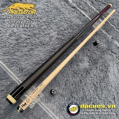 Chuôi Predator 4 Point Sneaky Pete Black / Blue Points Leather Wrap Pool Cue