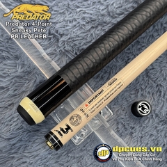 Chuôi Predator 4 Point Sneaky Pete Black / Blue Points Leather Wrap Pool Cue