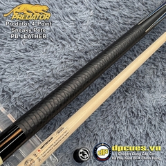 Chuôi Predator 4 Point Sneaky Pete Black / Blue Points Leather Wrap Pool Cue