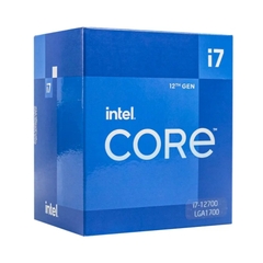 CPU Intel I7-12700 Alder Lake (Upto 5.0Ghz, 12 nhân 20 luồng, 25MB Cache) - [Socket 1700] Box hãng