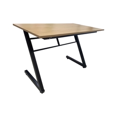 Bàn chữ Z mặt vân gỗ (Màu gỗ sồi)