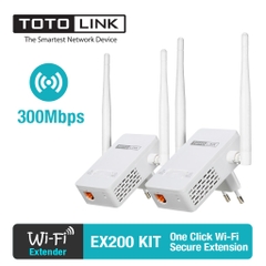Bộ Thu Phát Sóng Wifi Toto-link EX200 (300Mbps)