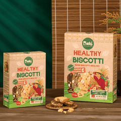 BÁNH BISCOTTI MIX 5 VỊ (VANI, SOCOLA, TRÀ XANH, CAM, DỪA)
