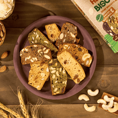BÁNH BISCOTTI MIX 5 VỊ (VANI, SOCOLA, TRÀ XANH, CAM, DỪA)