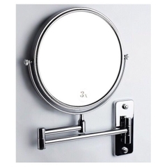 Gương xoay phóng đại 360 độ treo tường dùng treo phòng tắm, phòng ngủ 4209